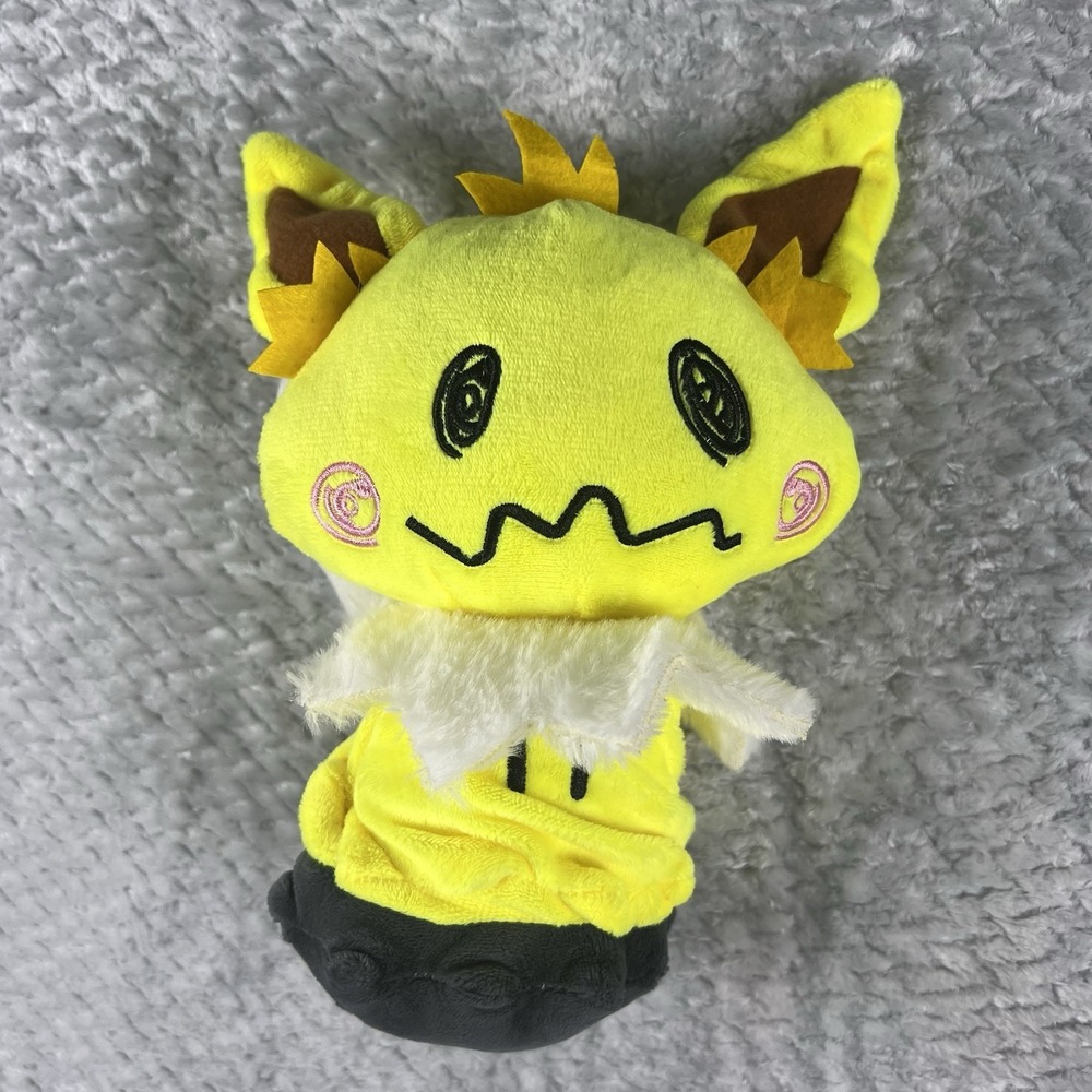 Pokémon Mimikyu Jolteon 9" Plush Toy Eevee Eeveelution Electric Cosplay